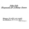 John Cale Fragments Of A Rainy Season
